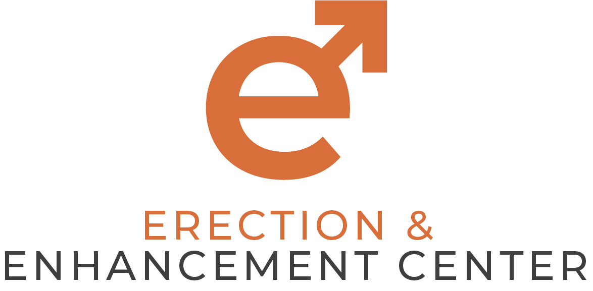 Erection and Enhancement Center logo orange and black